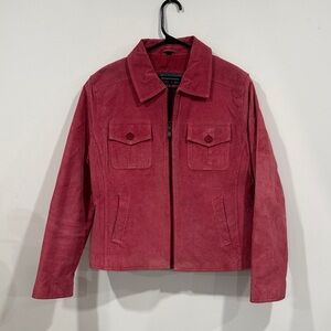 Vintage Michael Michelle Pink Genuine Leather Jacket